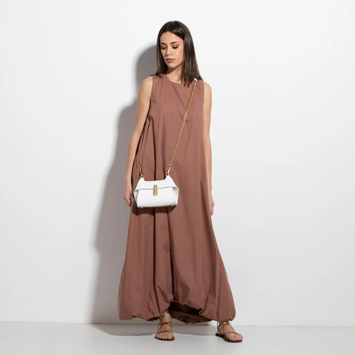 Emma Small Crossbody - White Logo Patent - Image 5