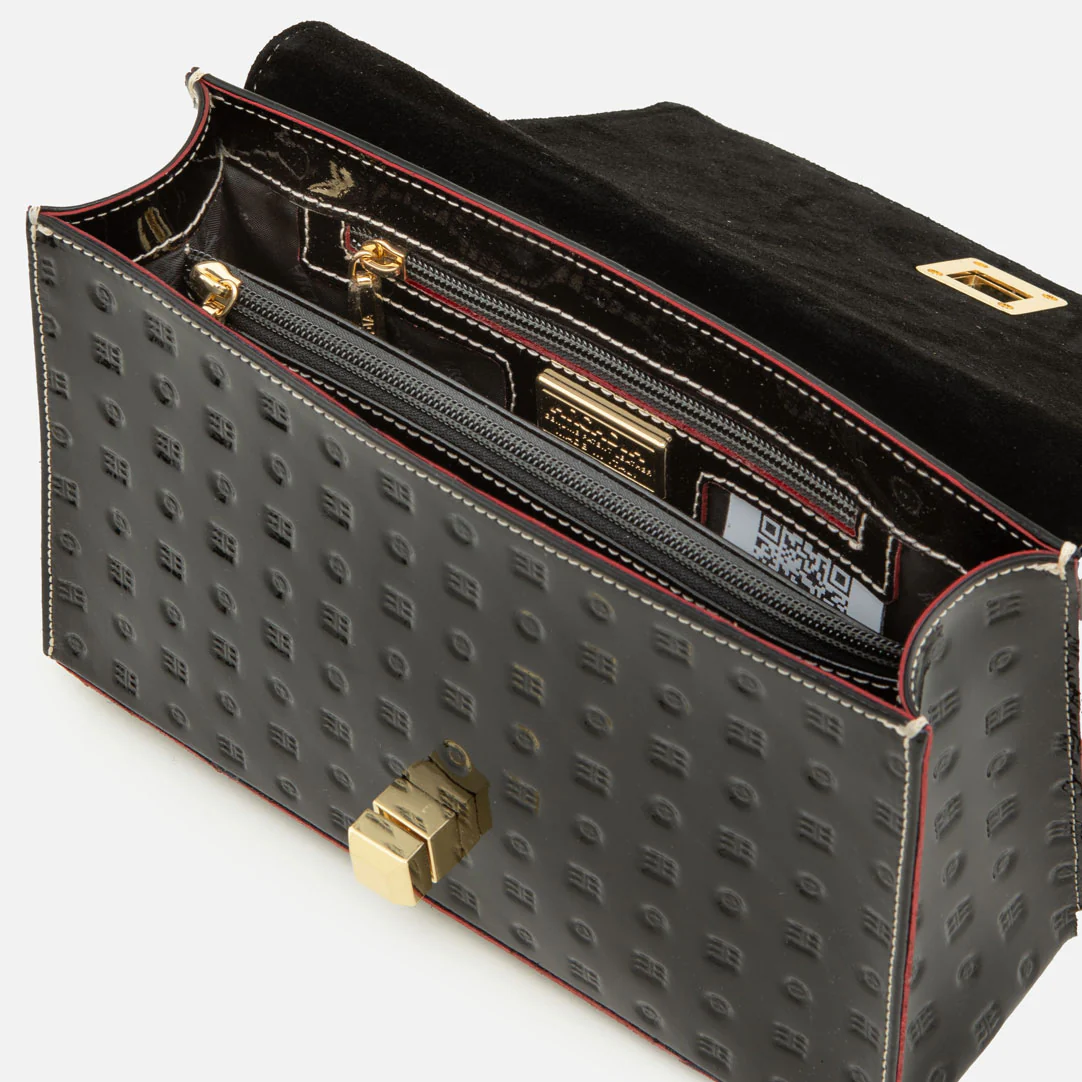 Laila Medium Crossbody - Black Patent - Image 3