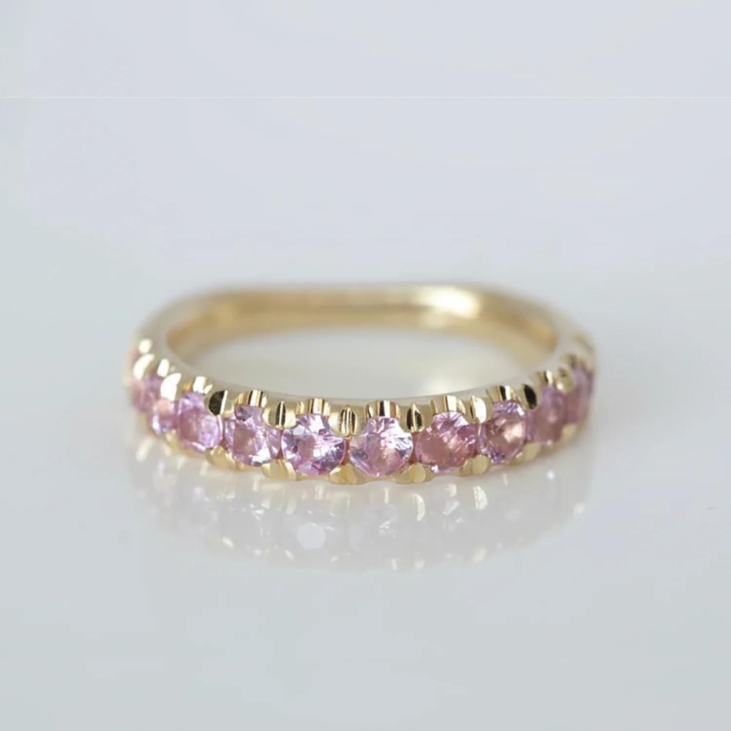 Pink Sapphire Euro Band - Image 4