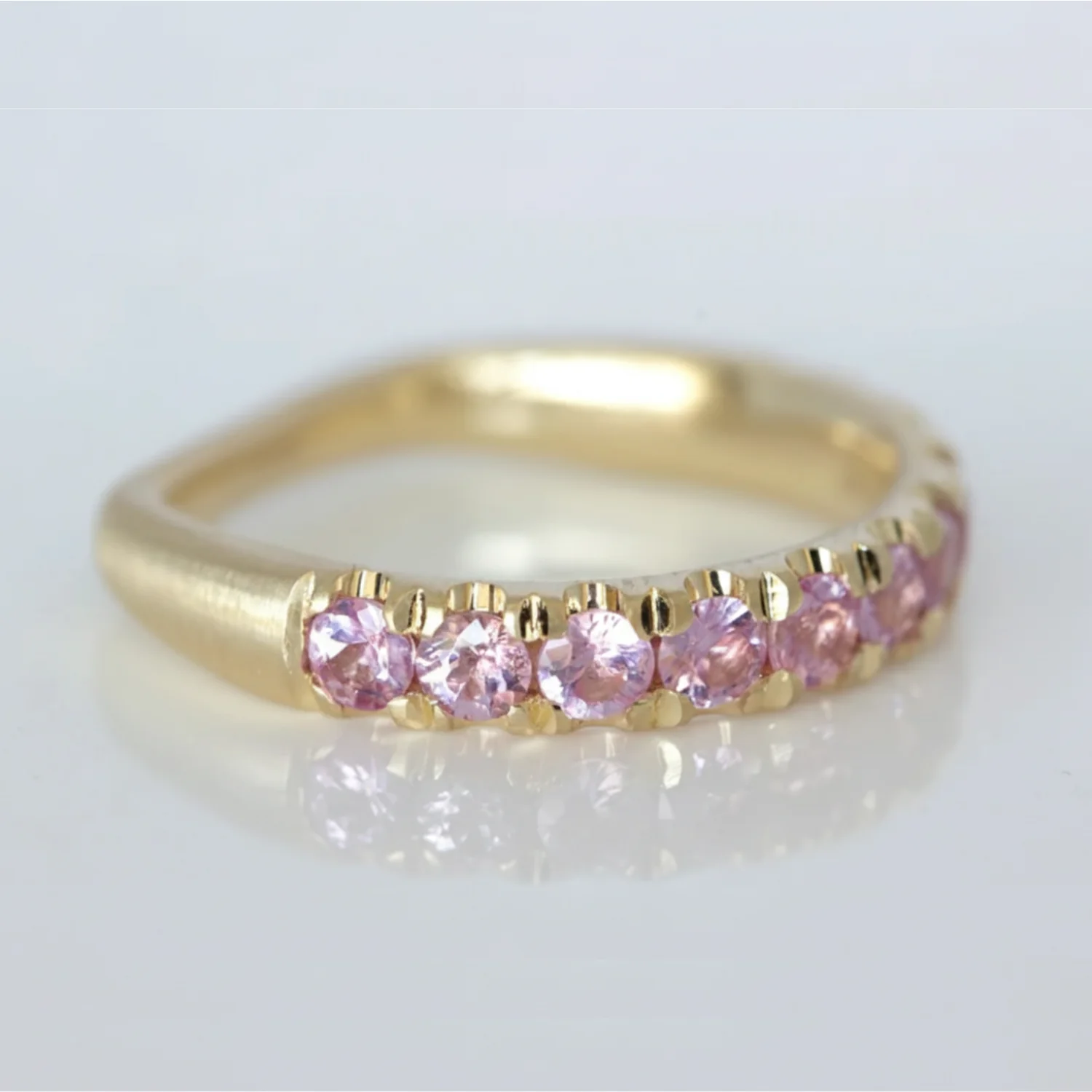 Pink Sapphire Euro Band - Image 5