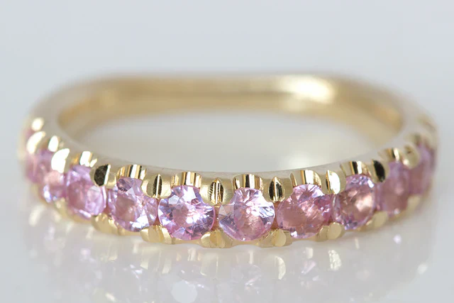 Pink Sapphire Euro Band - Image 8