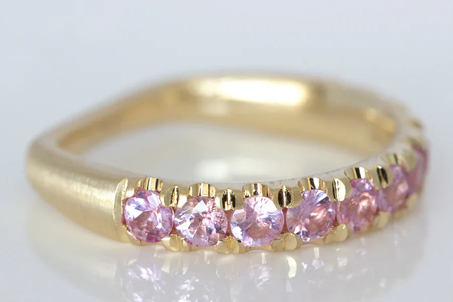 Pink Sapphire Euro Band - Image 9