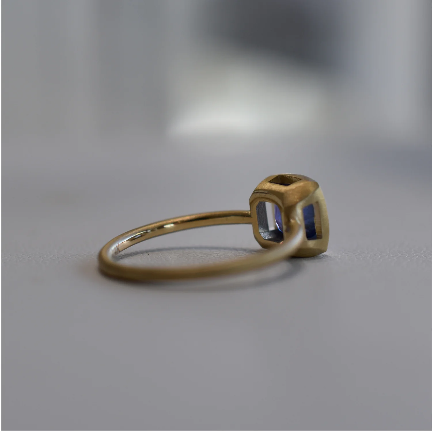 Simple Bezel Ring - Tanzanite - Image 3